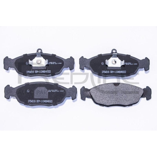 Bremsbelagsatz Scheibenbremse Red-line 27DW016 f&uuml;r Chevrolet Vorderachse