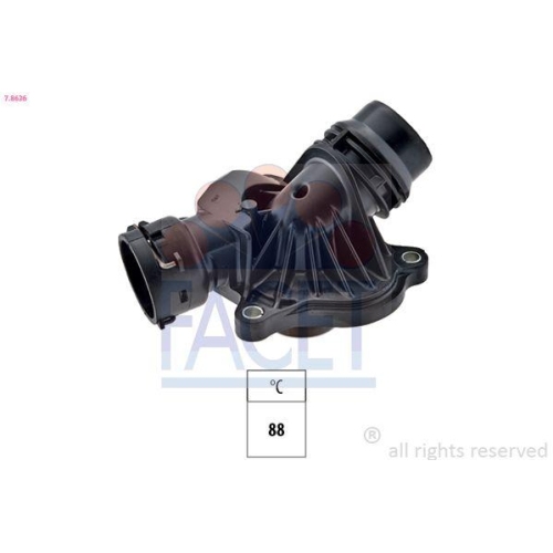 Thermostat K&uuml;hlmittel Facet 7.8636 Made In Italy - Oe Equivalent f&uuml;r Bmw