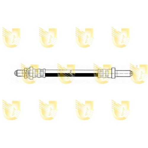 Bremsschlauch Unigom 379081 f&uuml;r Ford Hinterachse Links