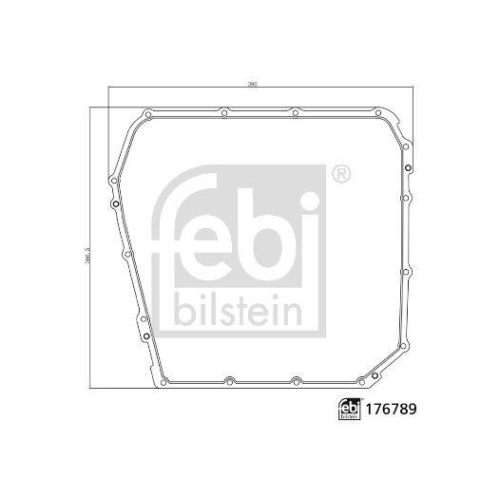 Dichtung &Ouml;lwanne (automatikgetriebe) Febi Bilstein 176789 f&uuml;r Audi Porsche