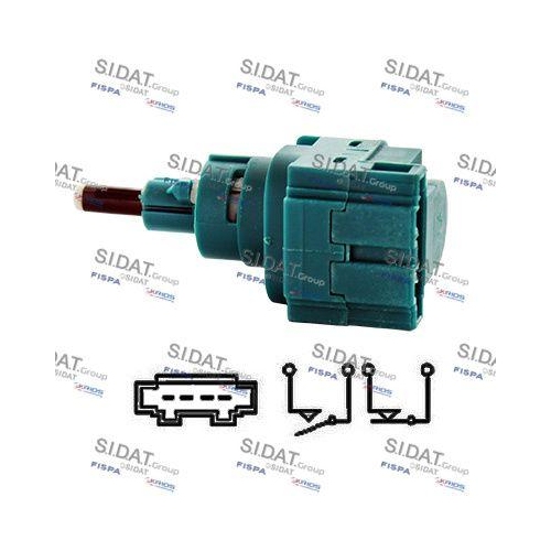 Bremslichtschalter Sidat 5.140101 für Audi Ford Seat Skoda VW Vag
