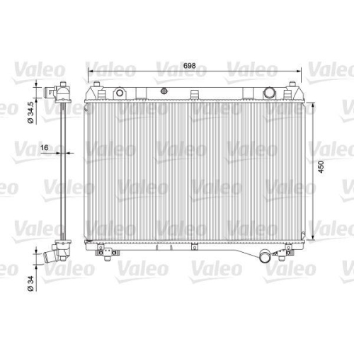 K&uuml;hler Motork&uuml;hlung Valeo 701722 f&uuml;r Suzuki