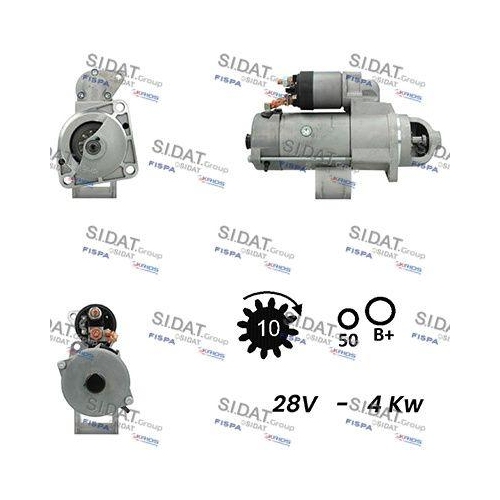 Starter Sidat S24BH0115A2 f&uuml;r Daf