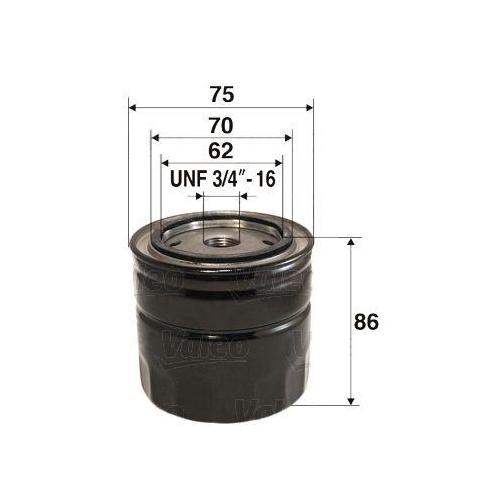 Ölfilter Valeo 586023 für Chrysler Ford Hanomag Mazda Mercedes Benz Peugeot Saab