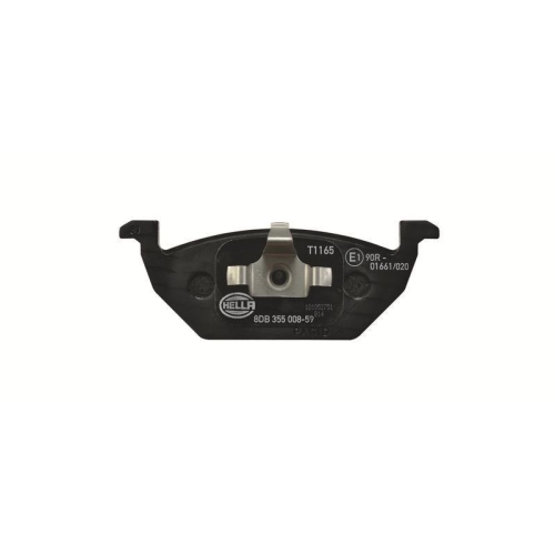 Bremsbelagsatz Scheibenbremse Hella 8DB 355 008-591 f&uuml;r Audi Seat Skoda VW