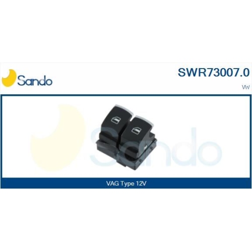 Schalter Fensterheber Sando SWR73007.0 für Vag Fahrerseitig