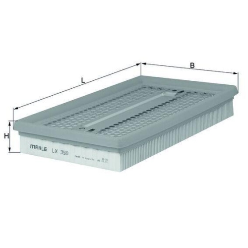 Luftfilter Mahle LX 350 f&uuml;r Ford Mazda