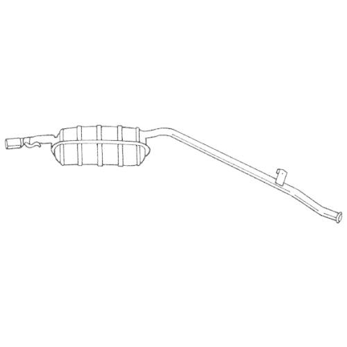 Endschalldämpfer Sigam 12601 für Fiat