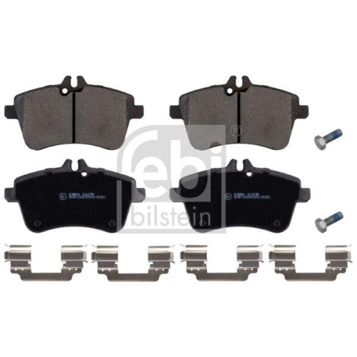Bremsbelagsatz Scheibenbremse Febi Bilstein 16529 f&uuml;r Mercedes Benz Vorderachse