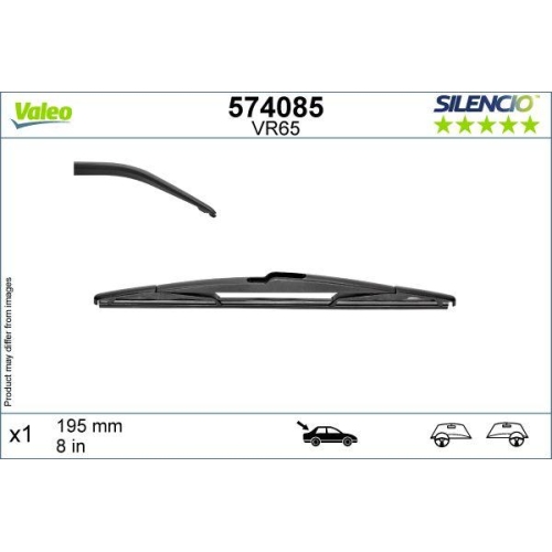 Wischblatt Valeo 574085 Silencio Rear für Toyota Hinten