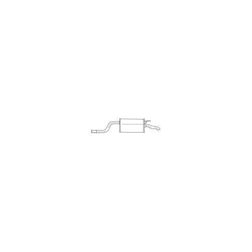 Endschalld&auml;mpfer Sigam 12606 f&uuml;r Fiat Lancia