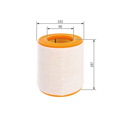 Luftfilter Bosch F026400261 für Audi VW