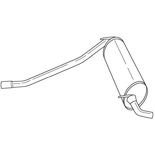 Endschalld&auml;mpfer Sigam 12607 f&uuml;r Fiat Hinten