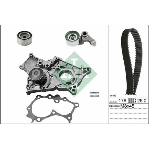 Water Pump & Timing Belt Kit Schaeffler Ina 530 0422 30 for Toyota Lexus