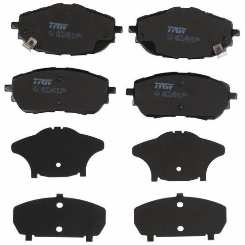 Bremsbelagsatz Scheibenbremse Trw GDB3598 Cotec f&uuml;r Toyota Vorderachse