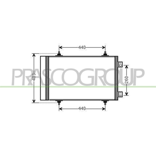 Kondensator Klimaanlage Prasco CI942C002 Aq für Citroën Fiat Lancia Peugeot