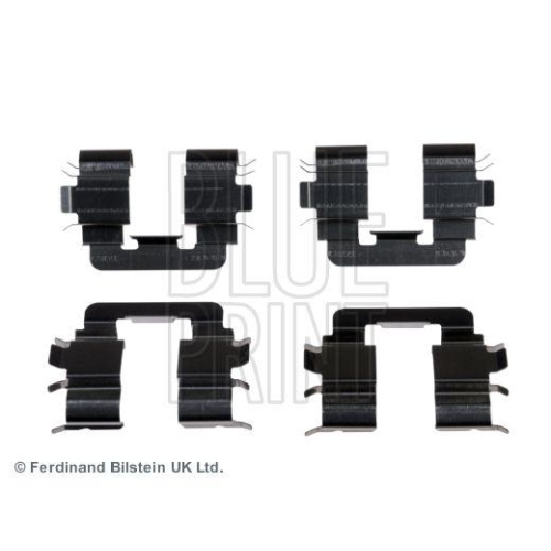 Zubehörsatz Scheibenbremsbelag Blue Print ADN148600 für Vorderachse