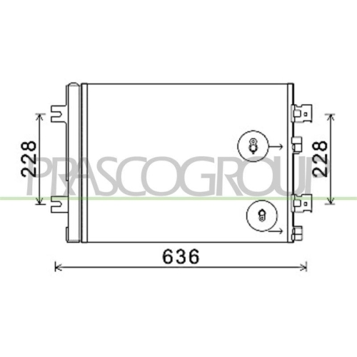 Kondensator Klimaanlage Prasco DA220C004 Prascoselection f&uuml;r Renault Dacia