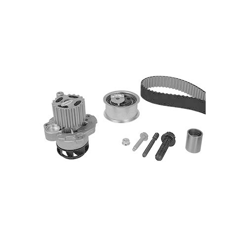 Wasserpumpe + Zahnriemensatz Graf KP761-5 f&uuml;r Audi