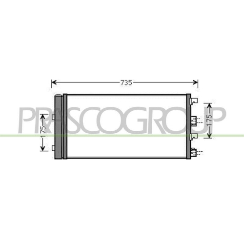 Kondensator Klimaanlage Prasco DA820C001 Aq für Dacia