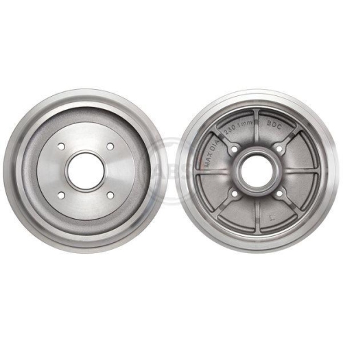 Bremstrommel A.b.s. 3439-S für Citroën Peugeot Hinterachse