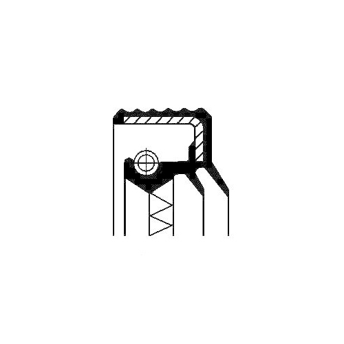 Wellendichtring Differential Corteco 12013928B für Mercedes Benz Mercedes Benz