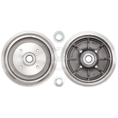 Bremstrommel A.b.s. 3439-SC für Citroën Peugeot Hinterachse