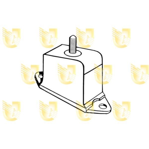 Lagerung Motor Unigom 396020 f&uuml;r Renault Vorne Vorne Rechts