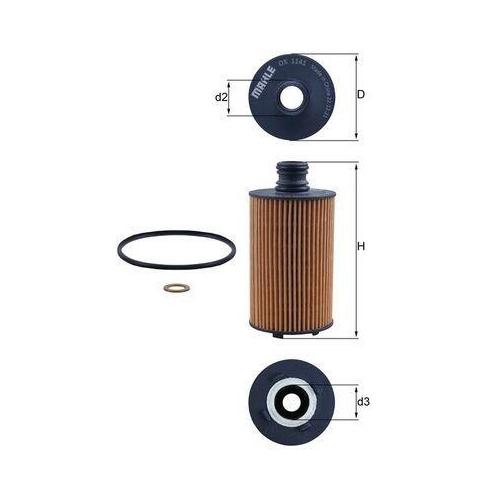 &Ouml;lfilter Mahle OX 1141D f&uuml;r Ssangyong