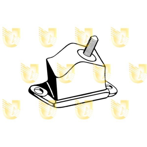 Lagerung Motor Unigom 396021 für Renault Vorne Vorne Links