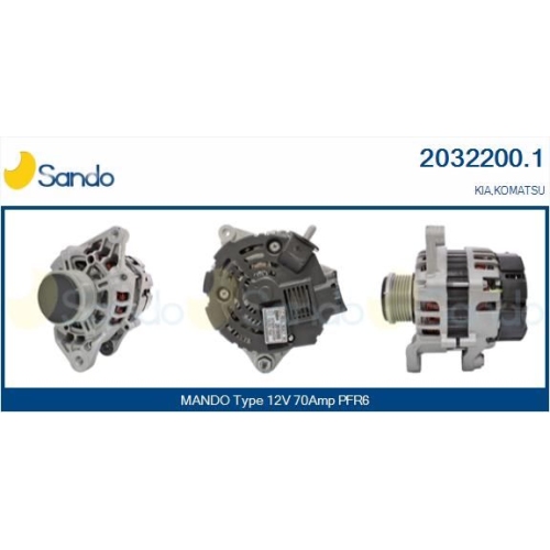 Generator Sando 2032200.1 f&uuml;r Hyundai