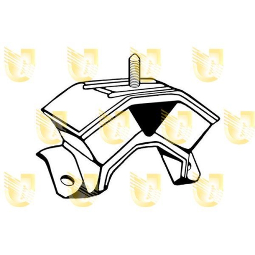Lagerung Motor Unigom 396022 f&uuml;r Renault Hinten