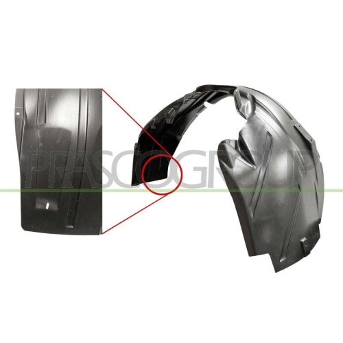 Verkleidung Radhaus Prasco AA0903613 f&uuml;r Alfa Romeo Vorne Rechts