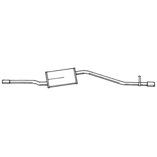 Endschalld&auml;mpfer Sigam 12677 f&uuml;r Fiat
