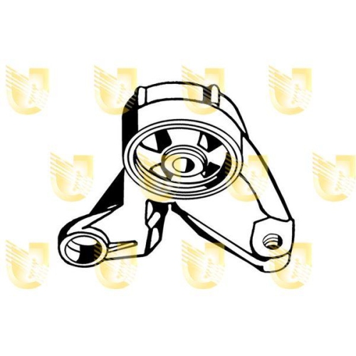 Lagerung Motor Unigom 396028 f&uuml;r Renault Vorne Links