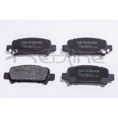 Bremsbelagsatz Scheibenbremse Red-line 27SU007 f&uuml;r Subaru Hinterachse