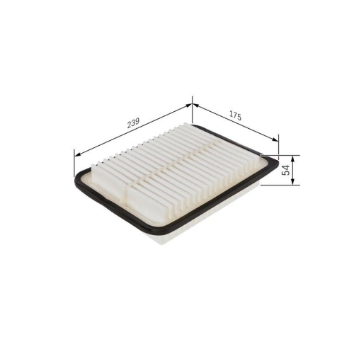 Luftfilter Bosch F026400114 f&uuml;r Gmc Subaru Toyota Lexus