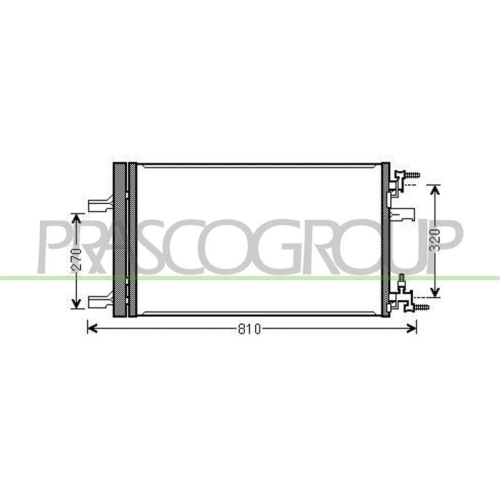 Kondensator Klimaanlage Prasco DW040C001 Aq für Opel Saab Vauxhall Chevrolet