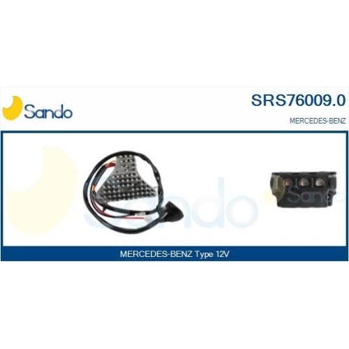 Widerstand Innenraumgebläse Sando SRS76009.0 für Mercedes Benz