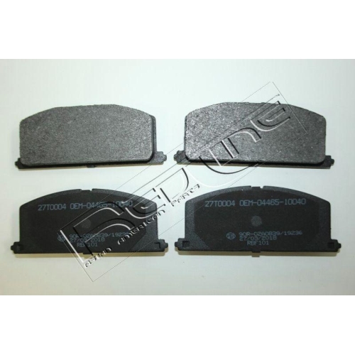 Bremsbelagsatz Scheibenbremse Red-line 27TO004 f&uuml;r Nissan Toyota Lexus
