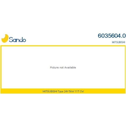 Starter Sando 6035604.0 für Mitsubishi