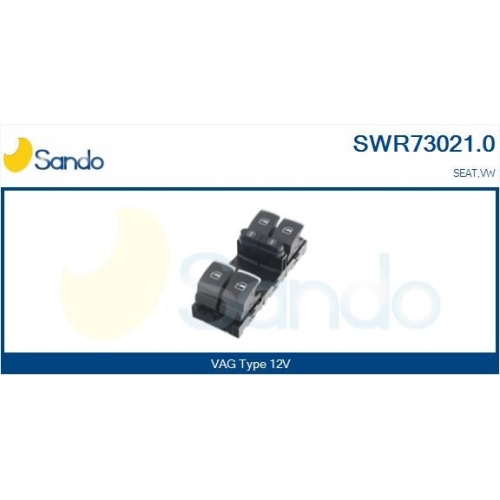 Schalter Fensterheber Sando SWR73021.0 für Vag Fahrerseitig