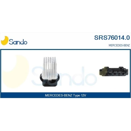 Widerstand Innenraumgebl&auml;se Sando SRS76014.0 f&uuml;r Mercedes Benz