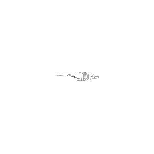 Endschalld&auml;mpfer Sigam 10640 f&uuml;r Audi