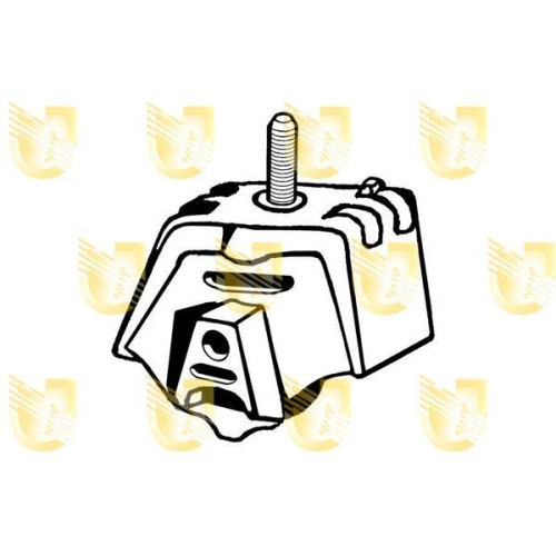 Lagerung Motor Unigom 396051 f&uuml;r Opel Vorne Links
