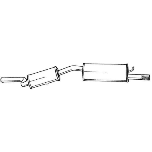 Endschalld&auml;mpfer Sigam 12690 f&uuml;r Fiat Innocenti