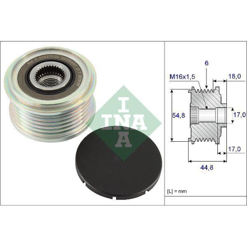 Generatorfreilauf Schaeffler Ina 535 0114 10 f&uuml;r Renault Dacia