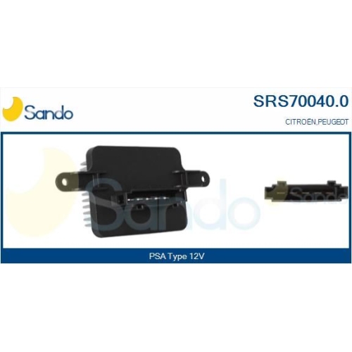 Widerstand Innenraumgebläse Sando SRS70040.0 für Citroën/peugeot