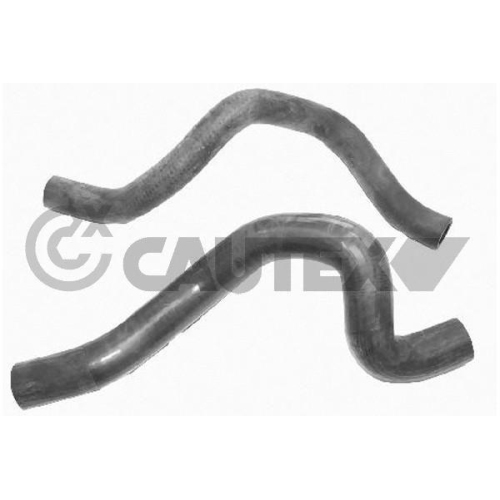 Schlauch W&auml;rmetauscher (heizung) Cautex 026783 f&uuml;r Renault Ausgang