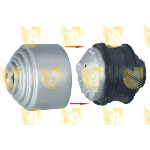 Lagerung Motor Unigom 396612 f&uuml;r Mercedes Benz Mercedes Benz Mercedes Benz Vorne